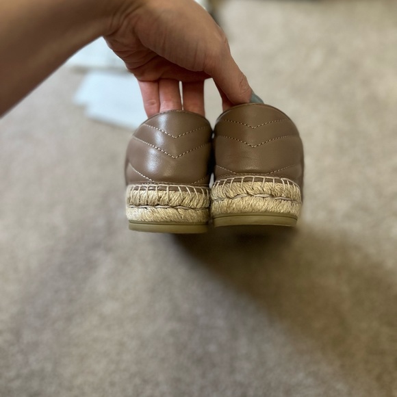 Gucci GG Marmont Matelassé Chevron Espadrilles in Rose Pink - Size 37 - Picture 3 of 8